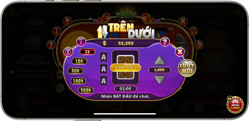 Đa dạng các chương trình ưu đãi khuyến mãi ấn tượng tại game Trên Dưới Hit Club