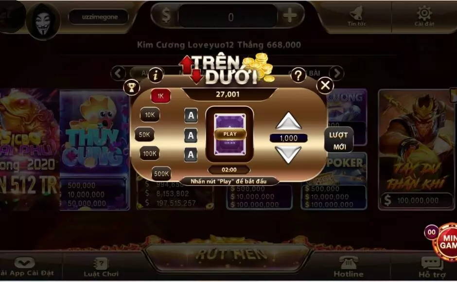 Bật mí những chơi game Trên Dưới hiệu quả tại trang chủ Hitclub