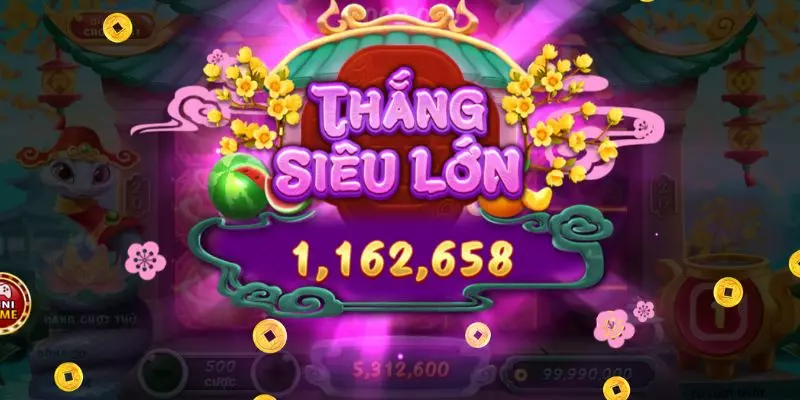 Công thức tính tổng tiền thắng và vai trò biểu tượng WILD