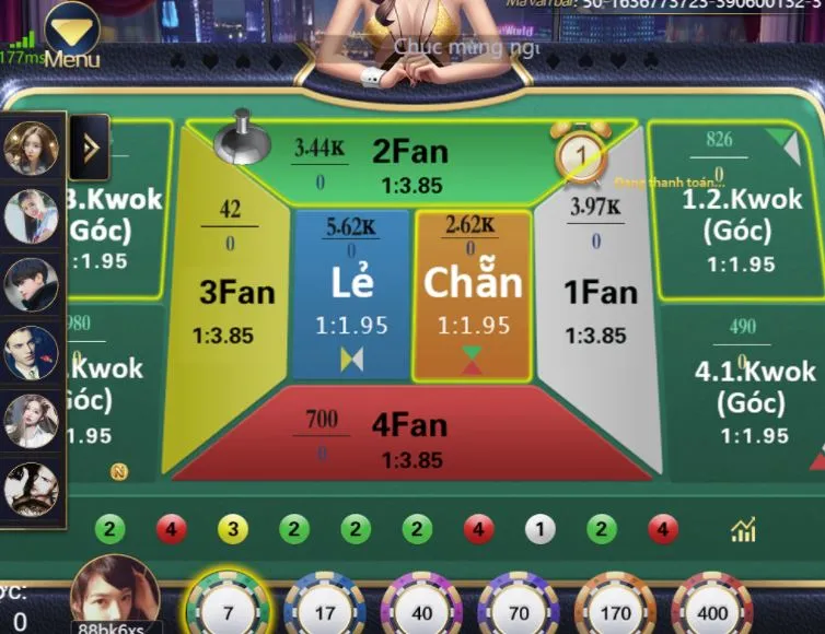 fantan hitclub 5 Chiến lược cá cược Fantan thông minh