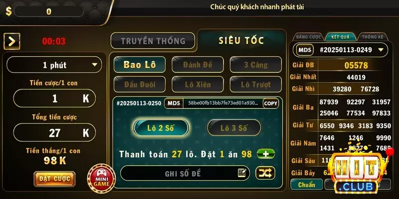 Một số mẹo chơi mục game Lô Đề Siêu Tốc Hitclub siêu hay