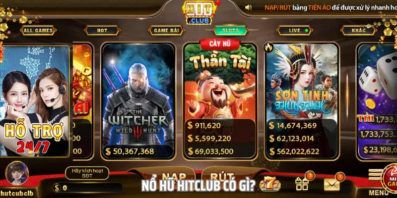 Nổ Hũ Thần Tài Hitclub dễ chơi, trúng thưởng bạc tỷ