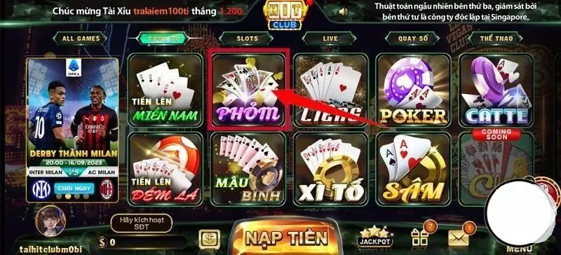 Phỏm Hitclub 3 phút hiểu rõ luật chơi mới 2025