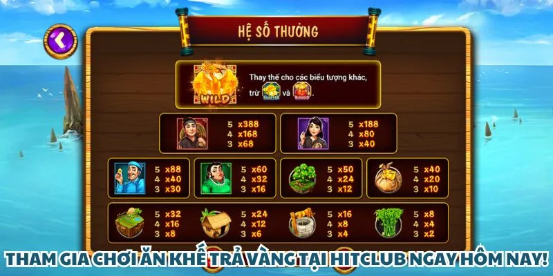 Tham gia chơi ăn khế trả vàng tại Hit Club ngay hôm nay!