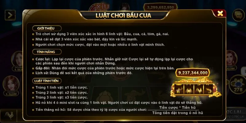 Chỉ với vài thao tác đơn giản là có thể tham gia đặt cược!