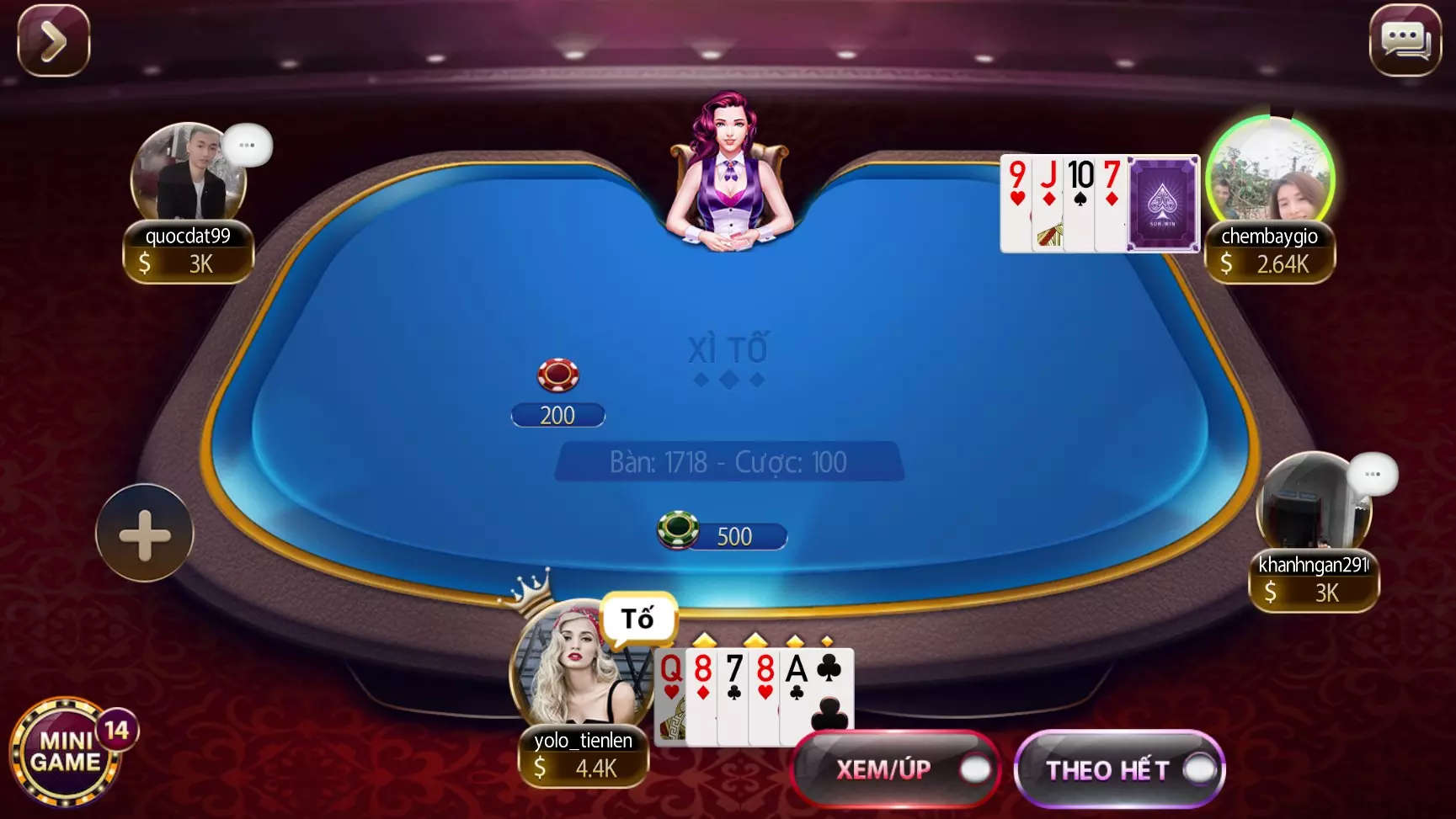 Tìm hiểu về quá trình diễn ra ván game Xì Tố