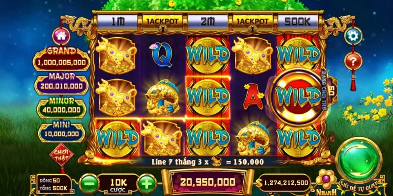 Biểu tượng đặc biệt giúp kích thưởng lớn, nổ jackpot dễ