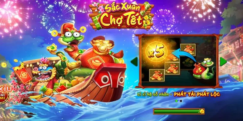 meo vang choi sac xuan cho tet hitclub thu hut van may