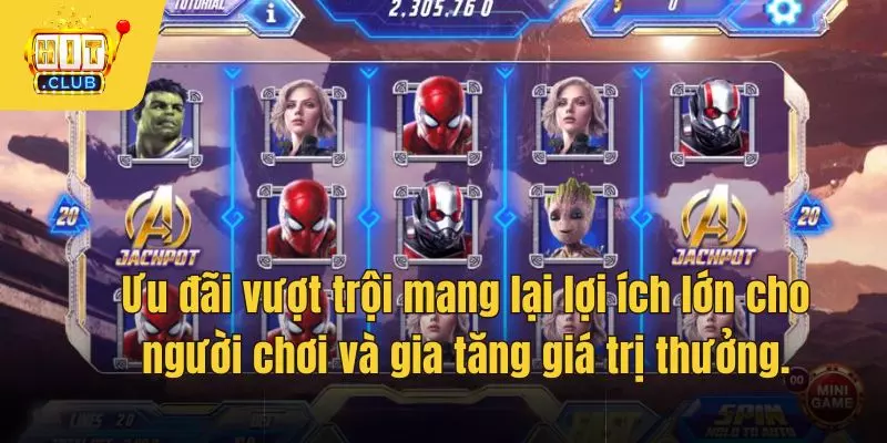 no hu avenger tai hitclub 4 Các ưu đãi siêu hấp dẫn và đặc biệt khi chơi game Nổ Hũ Avenger