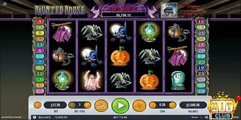 no hu haunted mansion hitclub 11 Tìm hiểu về tính năng quay hũ cùng bạn bè trong game nổ hũ Haunted Mansion